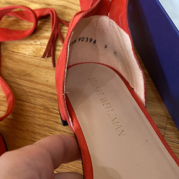 Stuart Weitzman Corbata Pimento suede 9M - Picture 5 of 7